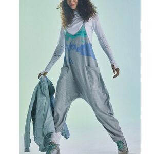 Free People FP Movement Racerback Relaxed One-Piece Jumper Romper Women's Large